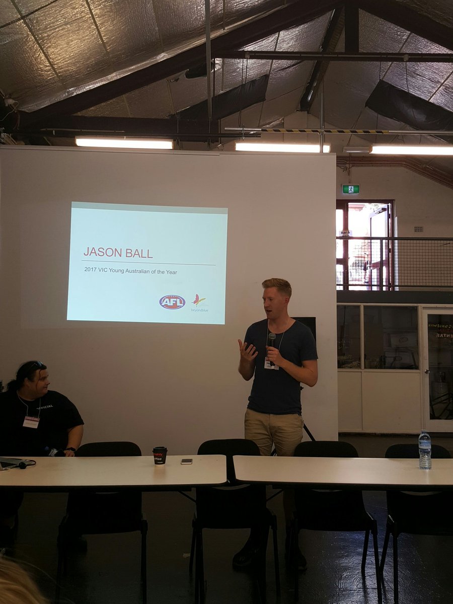proud2playinc's tweet photo. @jasonballau 2017 VIC young Australian of the year. 'I thought i would be bullied.. and not able to play football'
#smashingthebinary #StB https://t.co/Eoqlb0KLQ8