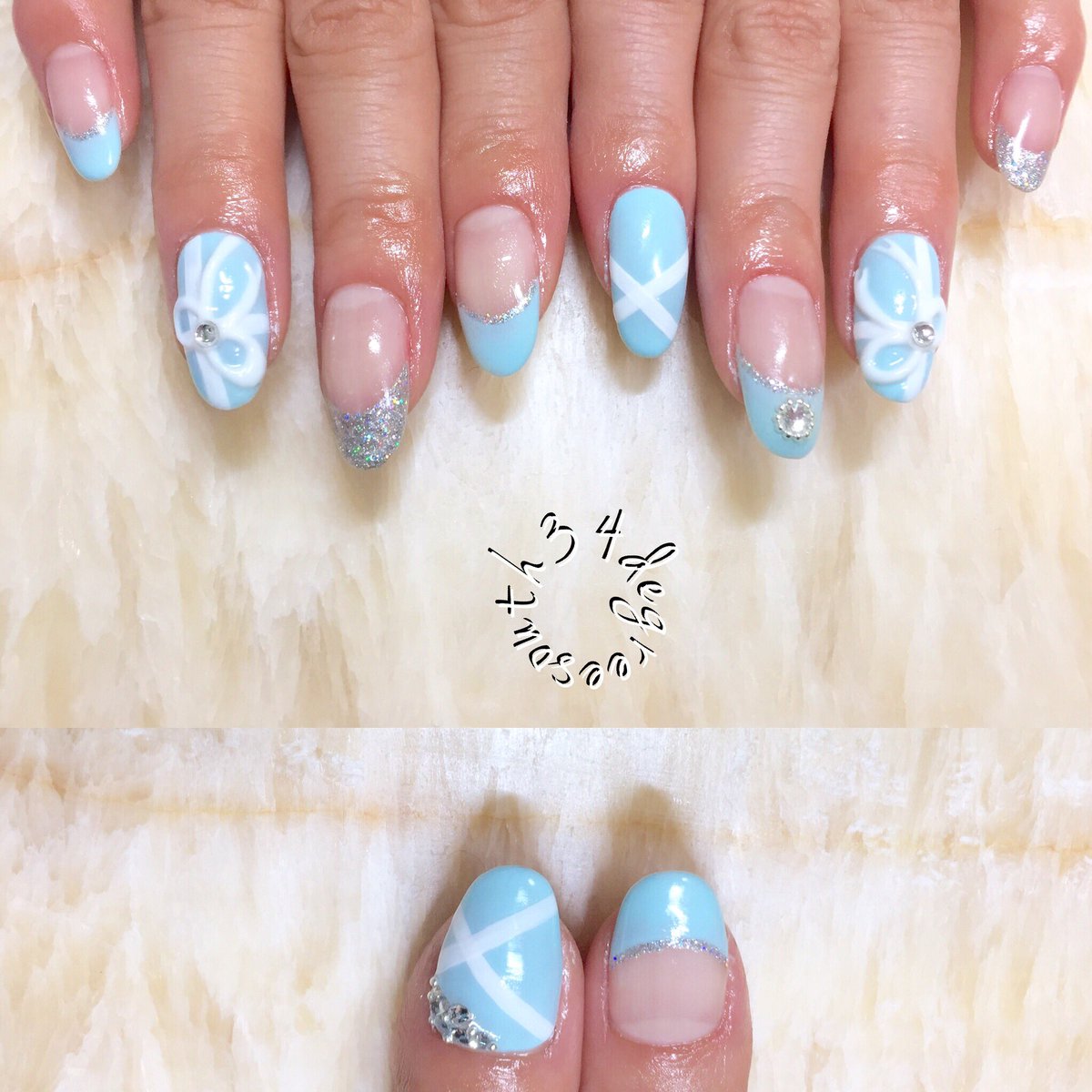 34 Degree South No Twitter Tiffany Blue Gelnails Nails Tiffany Tiffanynails 3d ジェルネイル ティファニーネイル ティファニーブルー 34degreesouthnail