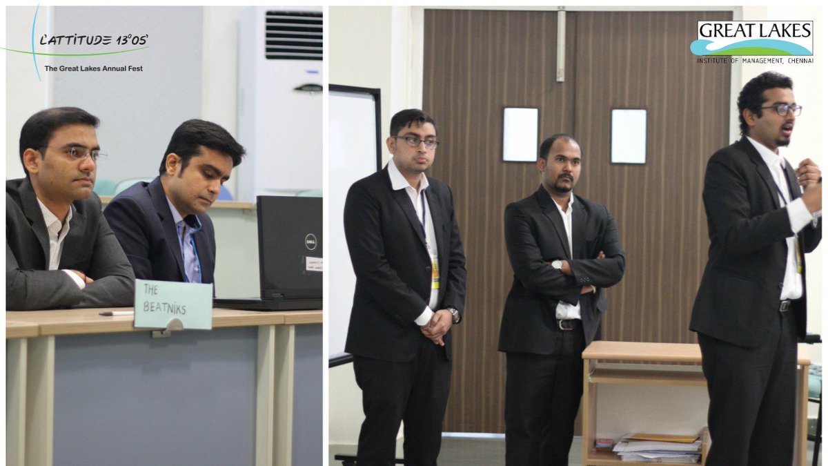 GreatLakes_MBA's tweet photo. Excelsior | Case study contest | Consultcom | L'Attitude 2017
@GreatLakes_MBA #Lattitude2017 #GLDiaries https://t.co/UcRW584n9n