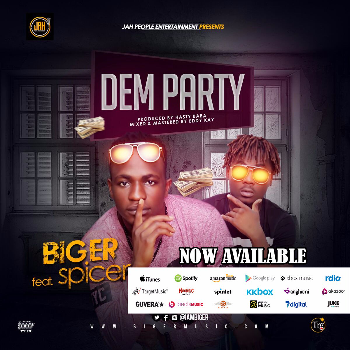 iam_biger's tweet photo. Biger - Dem party-ft-spicer-prod-hasty is Now available on all online stores worldwide #JahPeopleEntMovement https://t.co/r5DLlbyorr