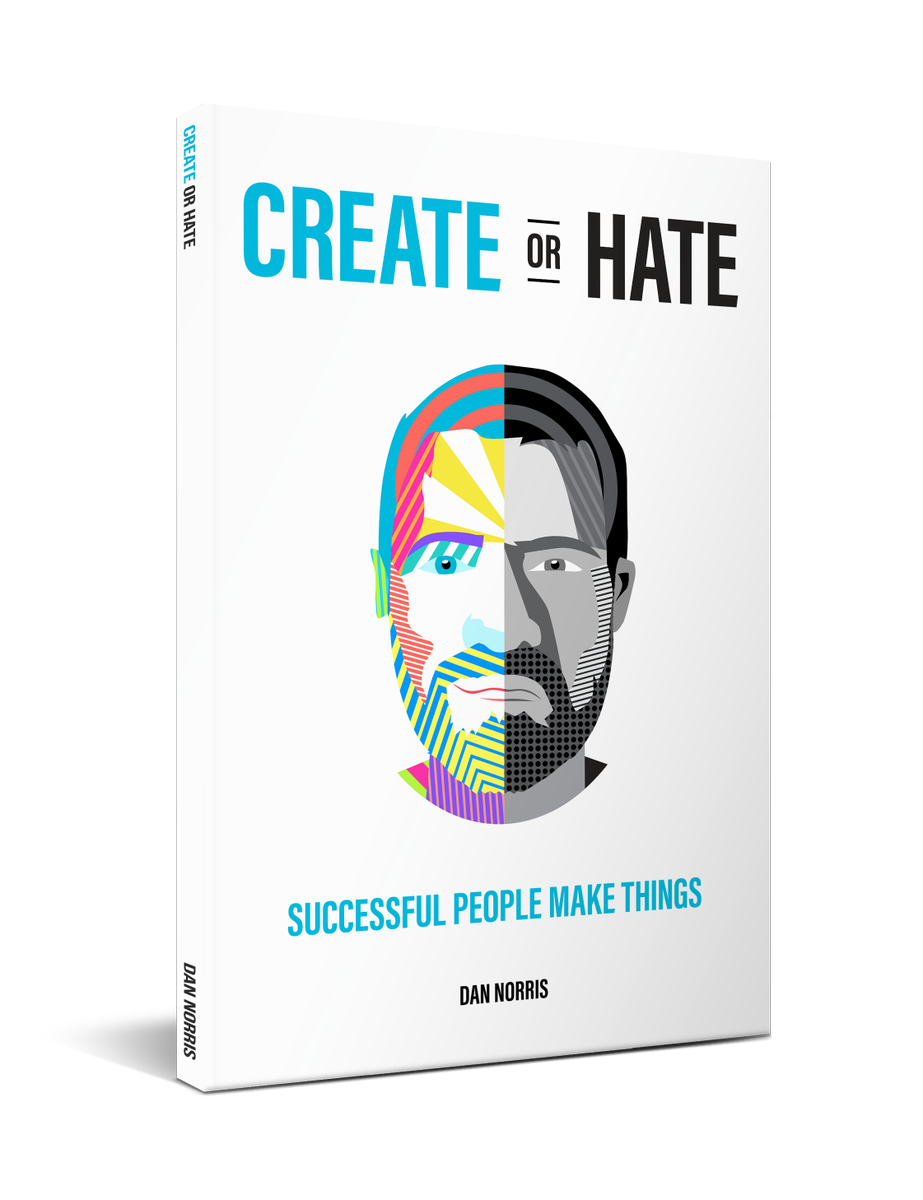 thedannorris's tweet photo. My latest book #createorhate is availble for purchase (ebook and physical) via my site https://t.co/cLDchZRktR https://t.co/jSb6Z9trzi