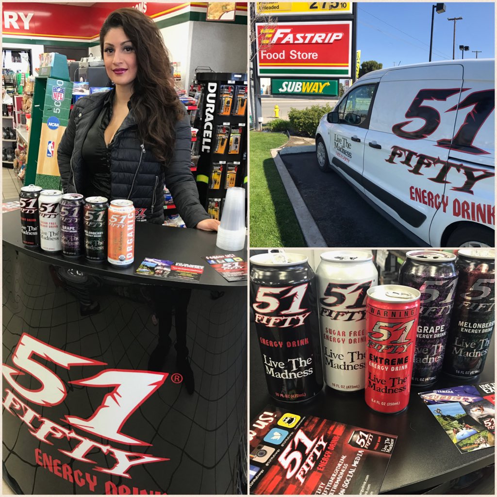 51FIFTYLTM's tweet photo. Sampling now at the #Fastrip located at 12851 Rosedale Hwy in Bakersfield. Reward yourself for getting thru another workweek #51FIFTYFriday https://t.co/zheamQfDmd