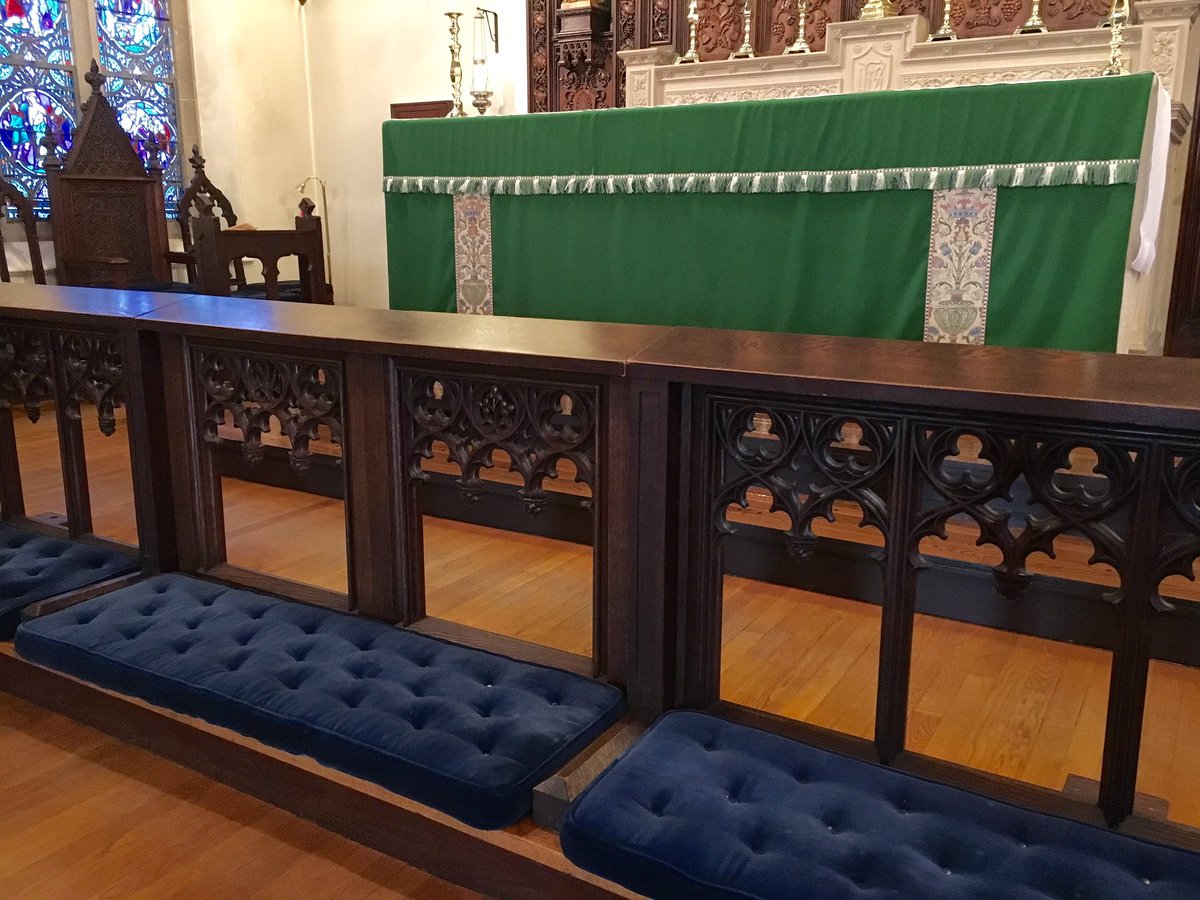 That's right. I'm building an altar rail. And the Methodists will pay for it!