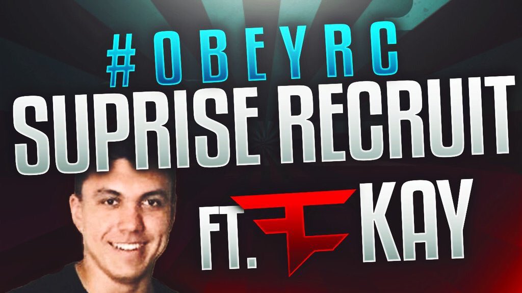 ObeyAlliance's tweet image. RETWEET TO SEE THE NEW OBEY RECRUIT FEATURING @FaZeKay ON OUR CHANNEL RIGHT NOW!!!