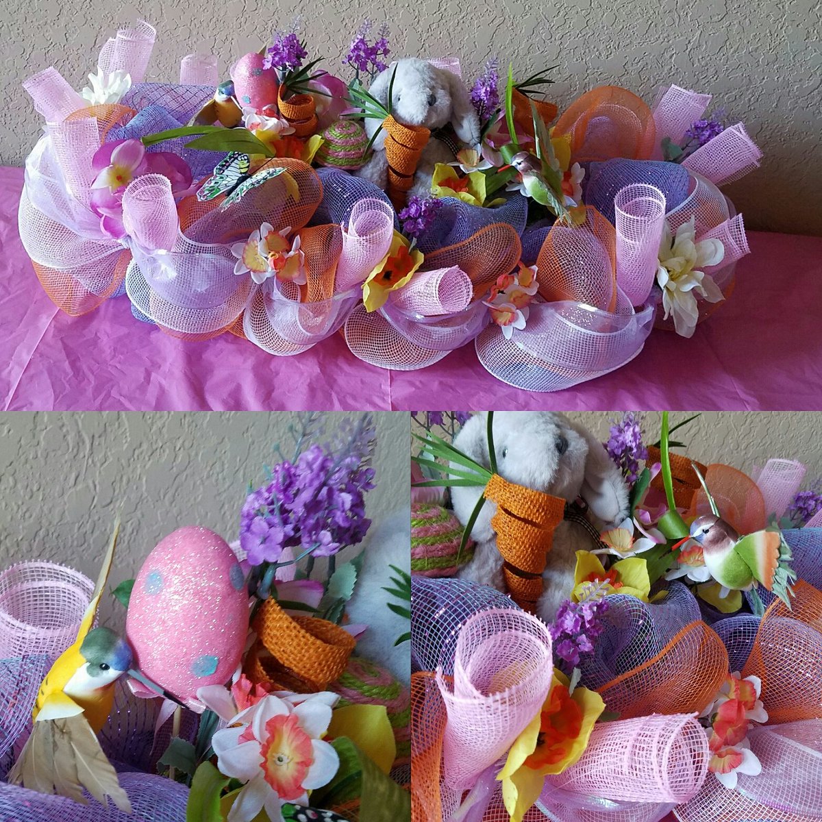 malin_alicia's tweet photo. #oneofakind #EasterCenterpiece looks #beautifully as your #tableaccent or #FireplaceMantleDecor. https://t.co/Y24slpY4VX