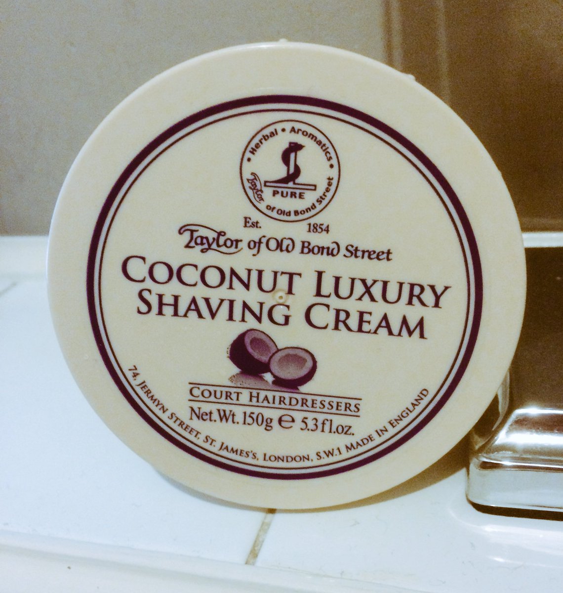 As with every <a href="/tayloroldbondst/">Taylor Old Bond St</a> cream I've used. Brilliant. Well worth the money. The scent on this is superb. #wetshaving #shaving