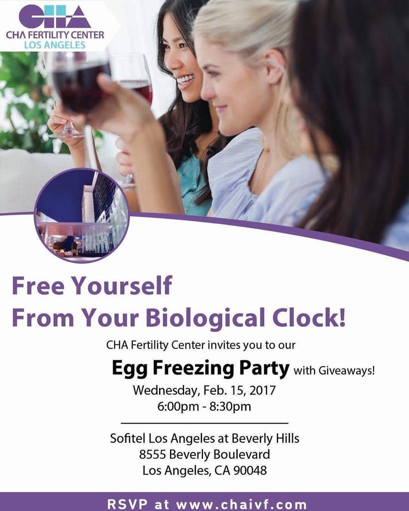 CHAFertility's tweet photo. Join us at Sofitel Beverly Hills Feb. 15 for our CHA Egg Freezing Party! Win a $1000 egg f… https://t.co/NnanUUXYu5 https://t.co/VtYI5K1isw
