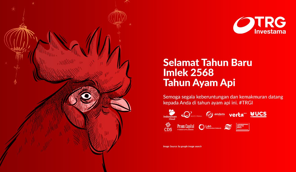 TRGInvestama's tweet photo. Sambut tahun ayam api dengan semangat baru berapi-api #TRGI https://t.co/yz0DjDbqw4