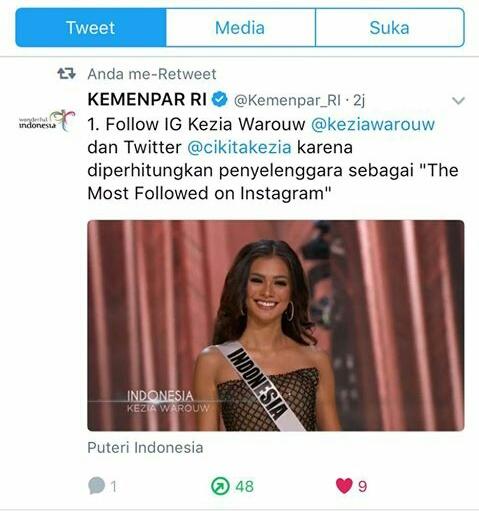 indahmutiara08's tweet photo. Guys penting ini di Follow ya! Sekarang! #MissUniverse #Indonesia https://t.co/L7ebrezsnT