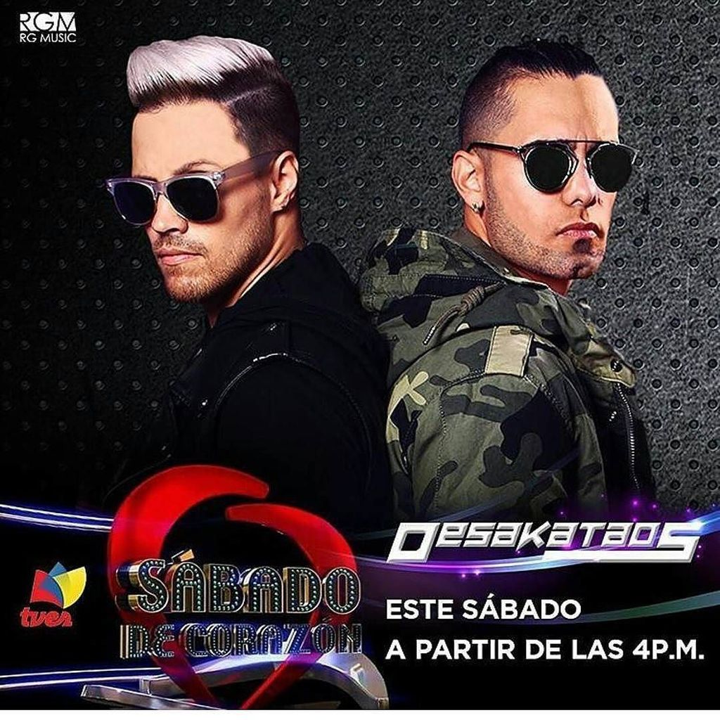 Mañana desakatamos la tarima de #sabadodecorazon por #tves a la 4 pm y  síguenos por nuestra página web Www.desakat…
