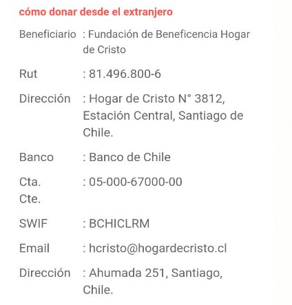 24HorasTVN's tweet photo. ¿Vives en el extranjero y quieres aportar para las víctimas de los incendios forestales? Aquí los datos → https://t.co/cYKOXQcLto https://t.co/LoPqCTz4O7