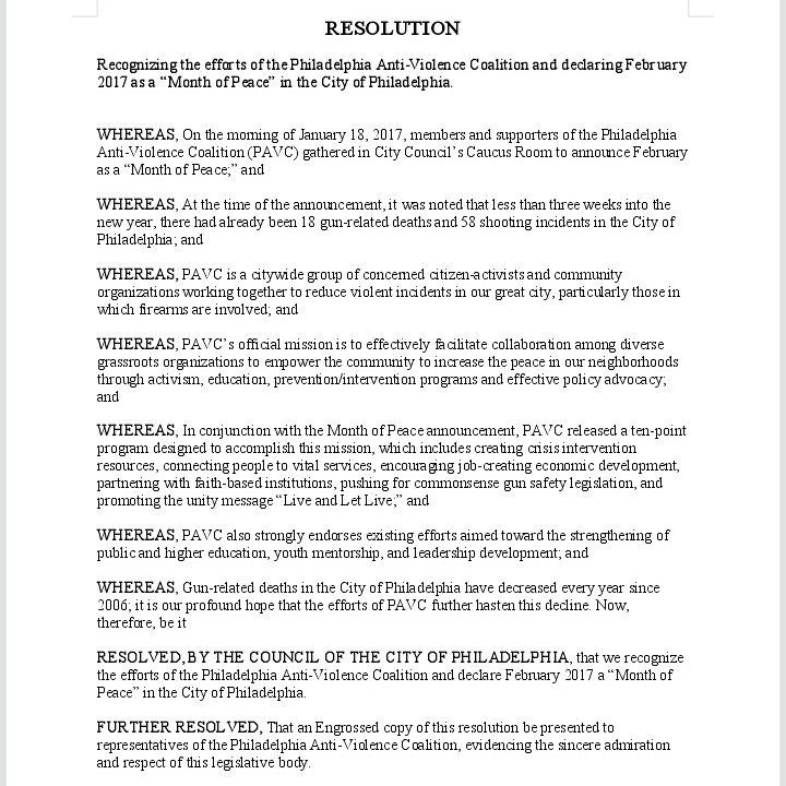 _plusmovement's tweet photo. Thank you @PHLCouncil!!!
#ViolenceFreeFeb #TheTimeIsNow #Peace #Love #Unity #Soul #PLUSPhilly #LetsExpand #PLUSMovement #PAVC #TheVillage https://t.co/cJNjzwbSCm