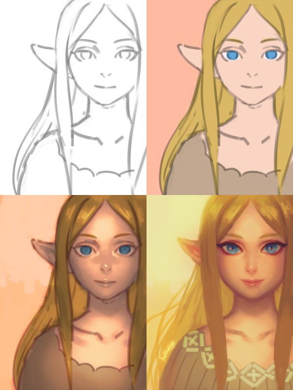 (step)
Zelda [Hyrule Warriors] x2
Linkle [Hyrule Warriors Legends]
Linkle (early desigin) [Hyrule Warriors] 