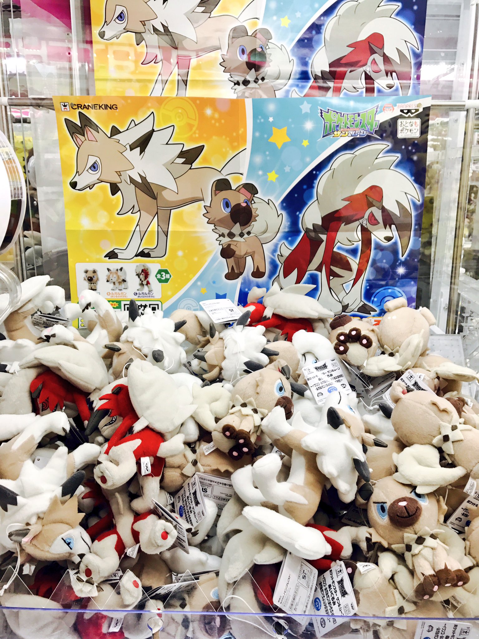 プライズ セガ池袋gigo Twitterissa 1階登場中 ポケットモンスター サン ムーン ぬいぐるみ イワンコと新ポケモン でっかいぬいぐるみ イワンコ 仮 ぬいぐるみの方はサン ムーンの進化後もあります セガ池袋 ポケットモンスターサン ムーン