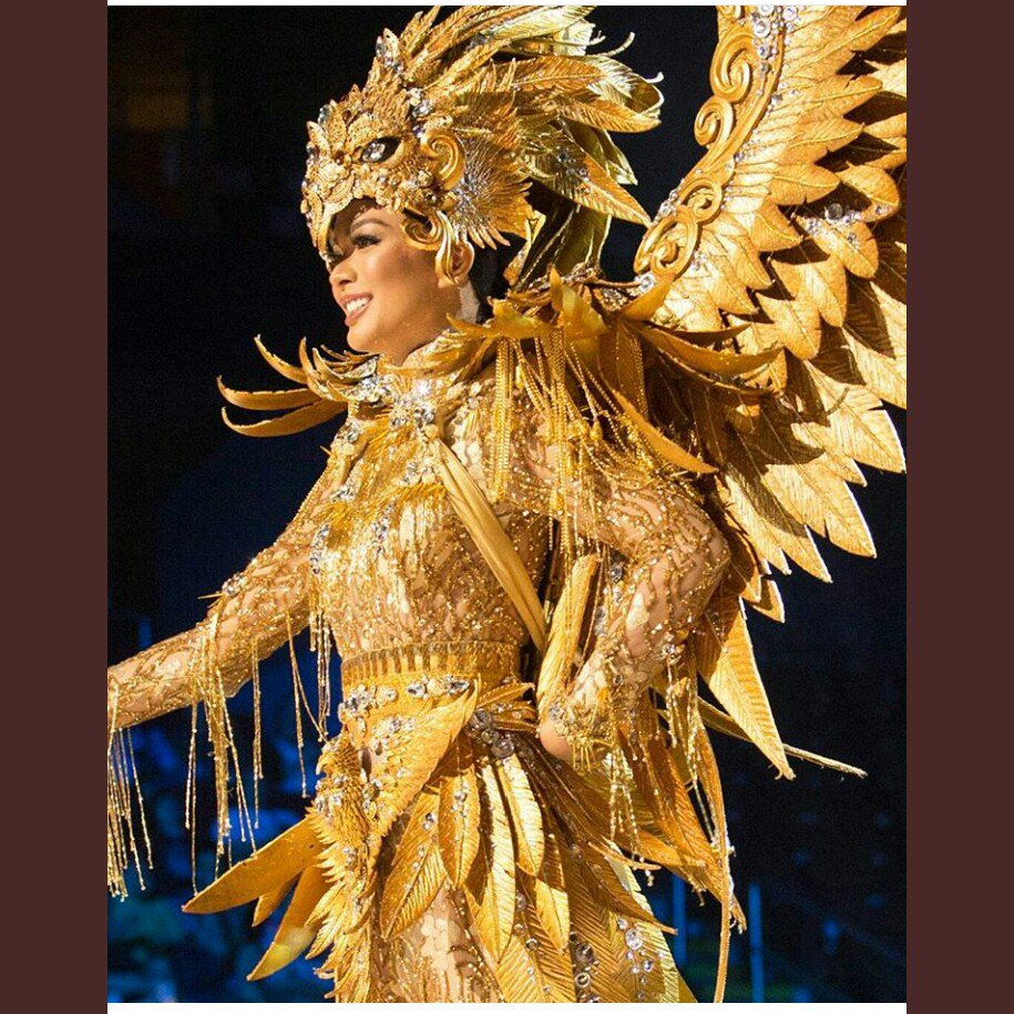 Look at the details. Garuda is more than VavaVoom #MissUniverse #Indonesia