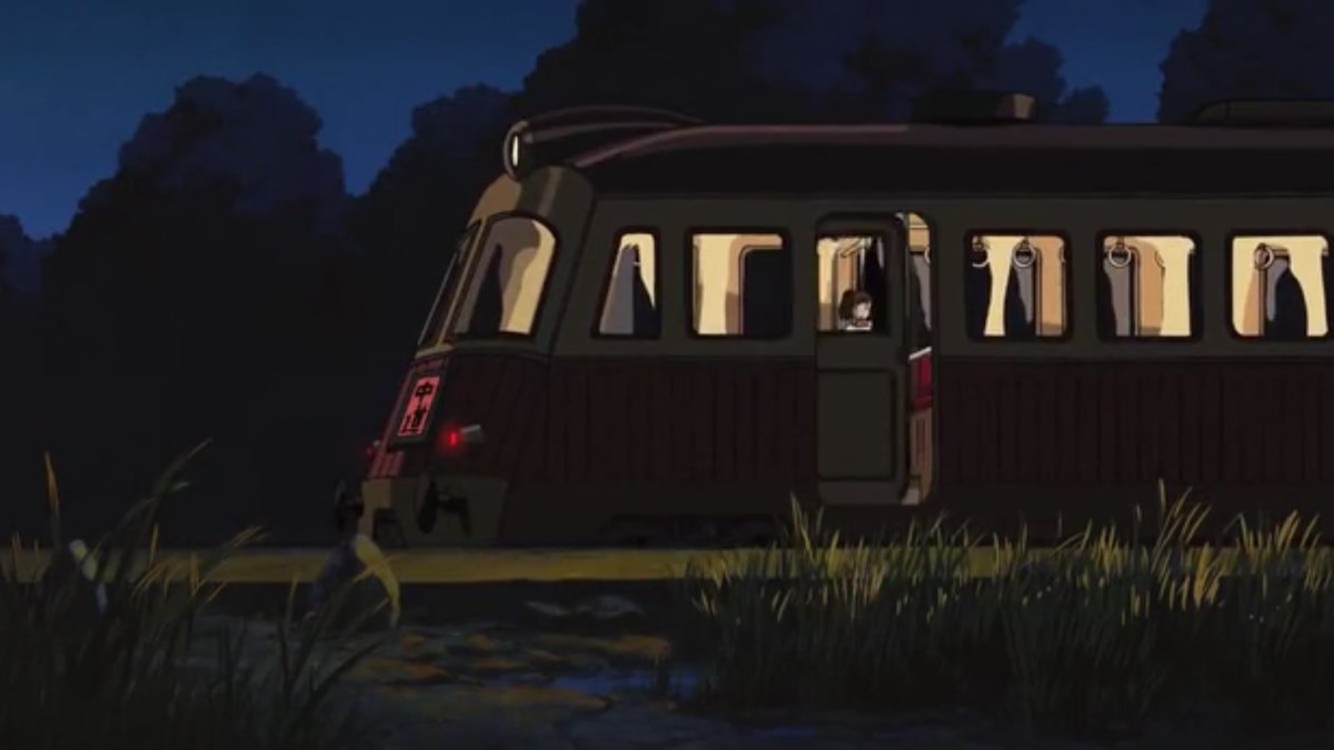 توییتر きふまる در توییتر 千と千尋の神隠し その5 海原電鉄 沼の底駅 下車駅の沼の底駅です ここのあたりでは線路は水没しておらず地上にでています 駅の構造は他の駅同様簡素なプラットホームだけでこの駅には時計らしきものが設置されています アニメ鉄