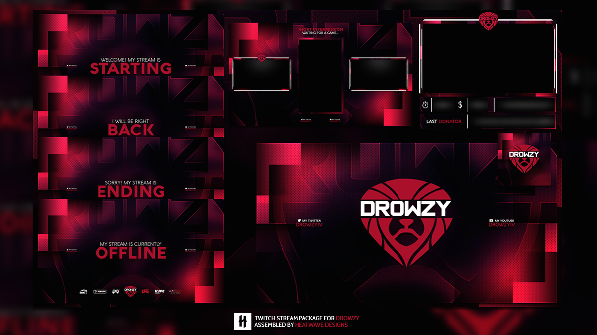 DrowzyIV's tweet photo. New twitch revamp done by @HeatwaveDesigns im so happy to bring a new show to the #DrowzyFAM! 

RT's Likes and feedback is appreciated! https://t.co/X3co74Qp67