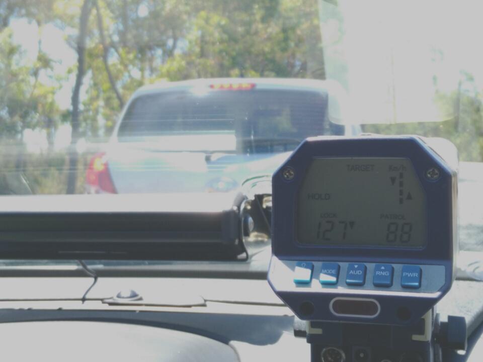 RoadPolicingWA's tweet photo. Doing 127kph in a 90 zone with a 5-yr-old in the car is just crazy. #SpeedKills #31DeadIn2016 #GSTEG https://t.co/5ALdo7wrOB