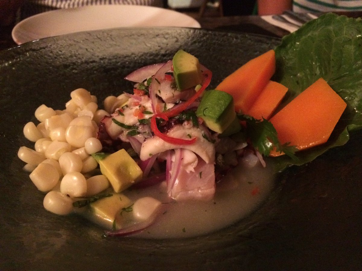 Perú!!!!!! Great way to start!! #ceviche #lima #happychef