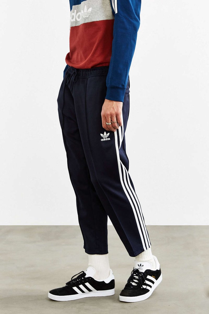 adidas cropped track pants