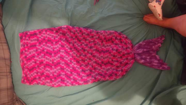 CrochetLife's tweet photo. Mermaid tail 
#crochet https://t.co/xEMY5hhAYo