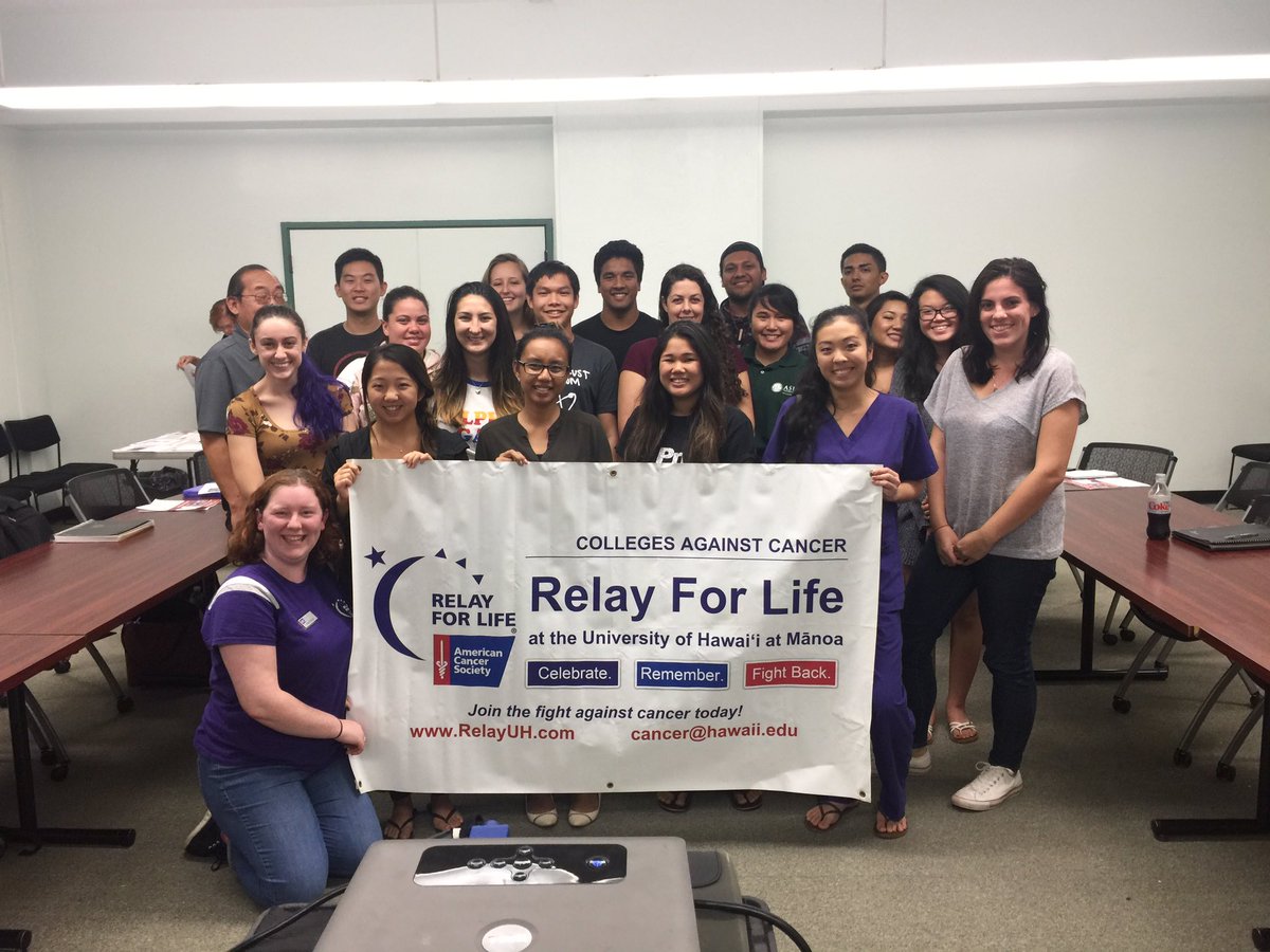 Thank you so much to all of the team captains who came out to last nights meeting! #RelayUH