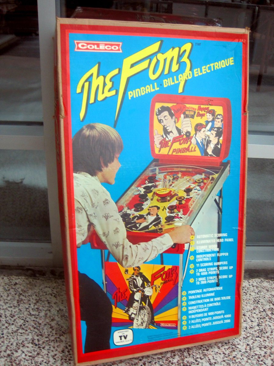 Steve Brandon Spotted At Clyde Ave Valuevillage The Fonz Happydays Pinball From Coleco Ottawa Pinball ハッピーデイズ ピンボール フォンジー Lazygamereviews T Co 1uzuhmrxap