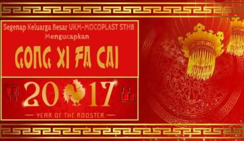 📣 Hari Besar Keagamaan 📣

Segenap Keluarga Besar UKM-MOCOPLAST STHB mengucapkan selamat merayakan hari raya imlek 2568, Gong Xi Fa Cai!!!