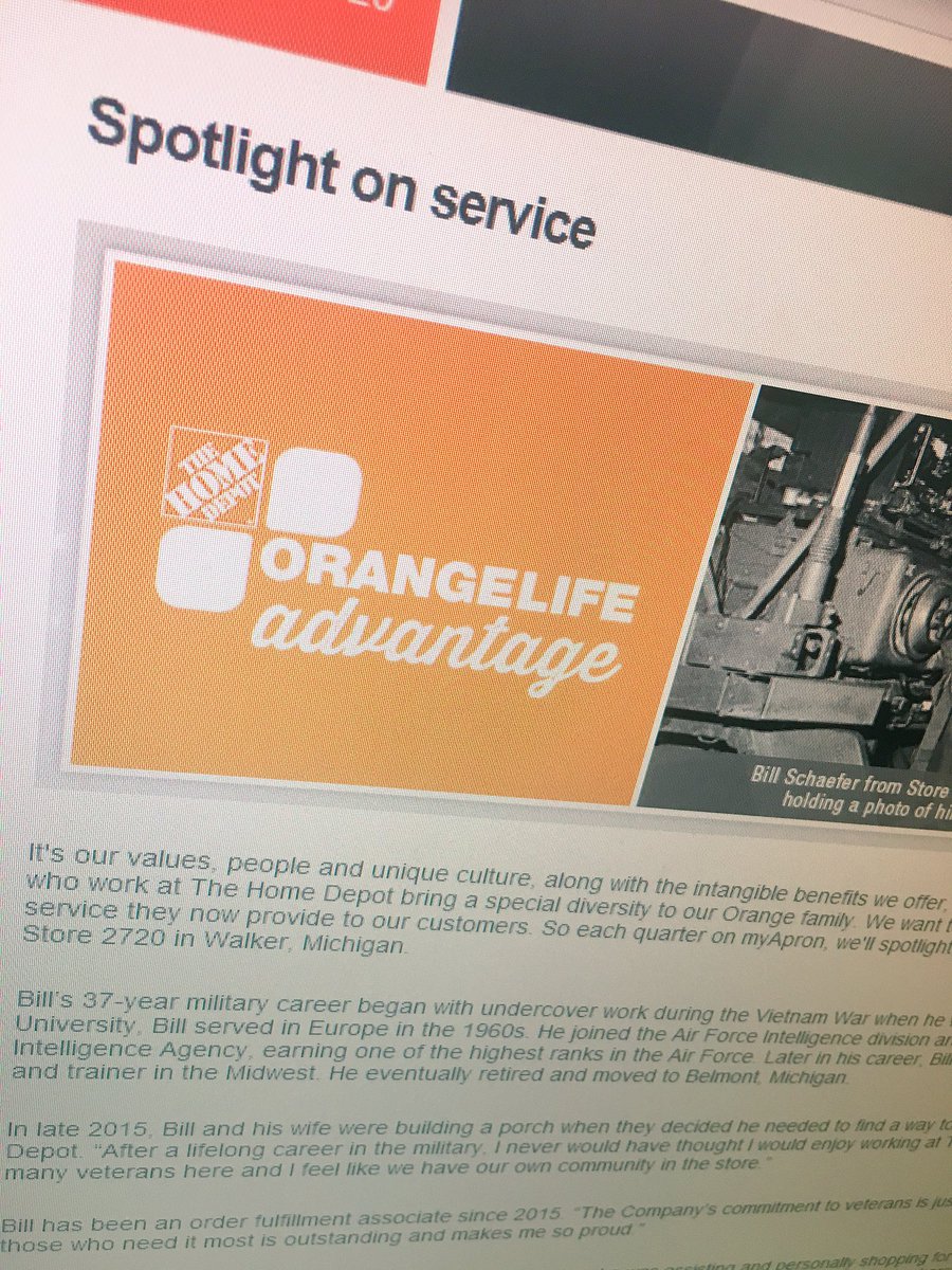 Jana Vugteveen (@janavugteveen) on Twitter photo #OrangeLife Congrats to Bill Schaefer from OUR store <a href="/HD2720walker/">Walker2720</a> !!!! #ThankYou #VeteranOfTheYear #2720voa #spotlight #OrangeLife Congrats to Bill Schaefer from OUR store <a href="/HD2720walker/">Walker2720</a> !!!! #ThankYou #VeteranOfTheYear #2720voa #spotlight