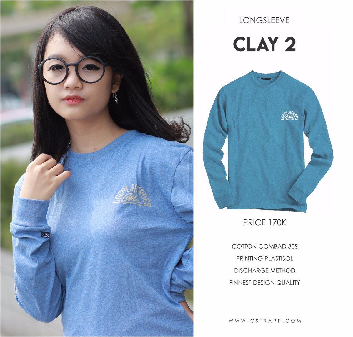 CSTROriginal's tweet photo. "CLAY"
LONGSLEEVE
IDR 170K
For more info or order :
- 087815585888
- Line CTOWNOFFICIAL https://t.co/4cGJMxGlSc