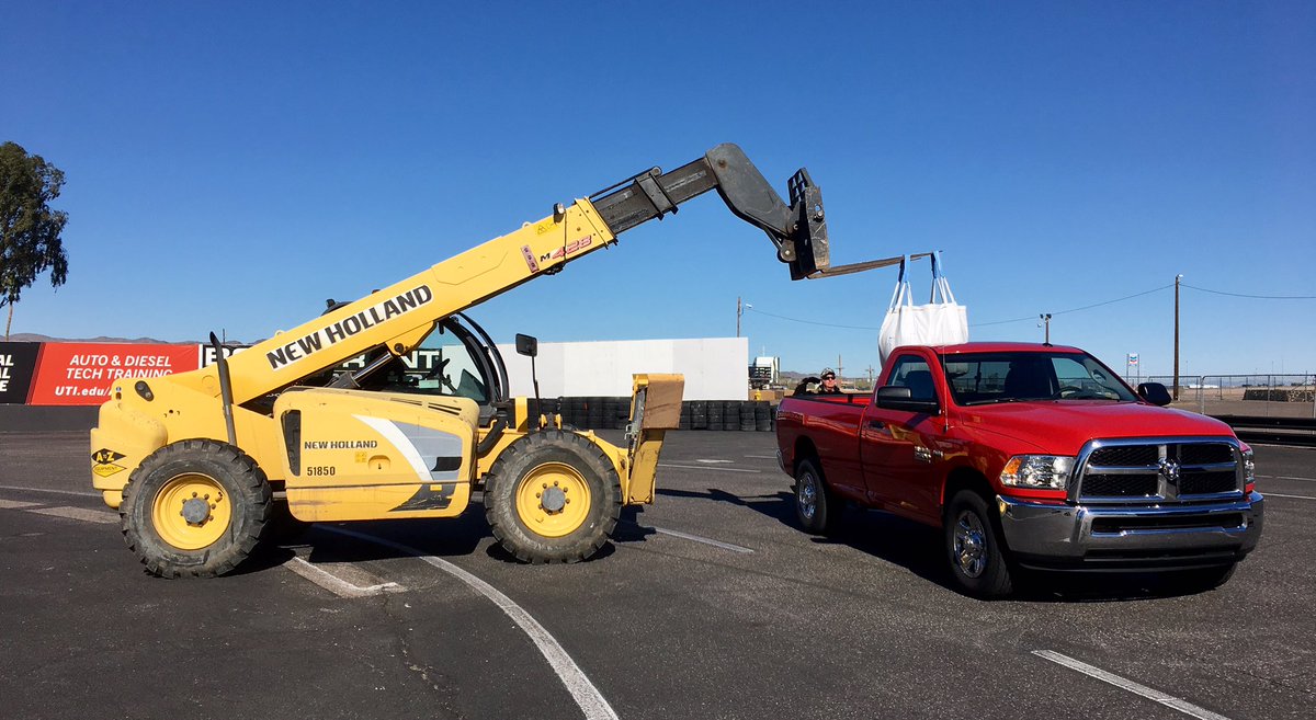How many 1,000-lb bags of sand can a Ram 2500 Tradesman carry? #3/4TonWorkTruckChallenge