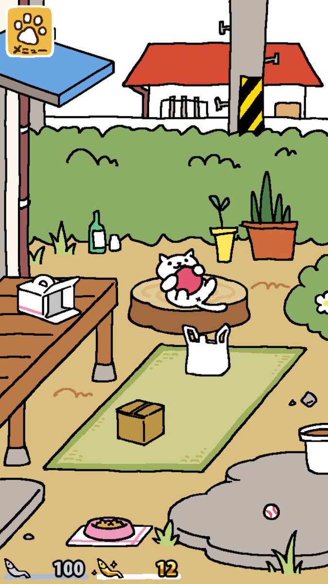 スマホ変えたのでねこあつめも最初から。次は猫達にどんな名前を付けようかな 