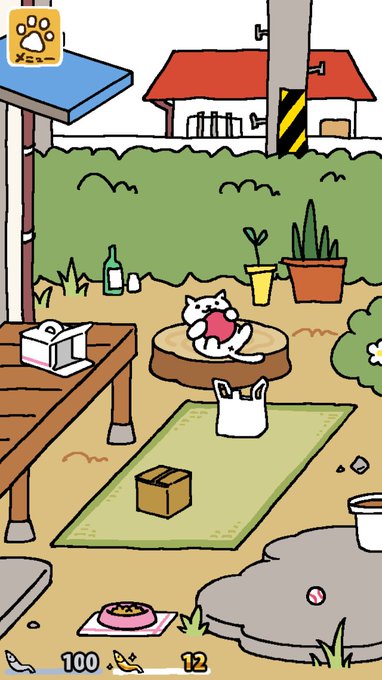 スマホ変えたのでねこあつめも最初から。次は猫達にどんな名前を付けようかな 