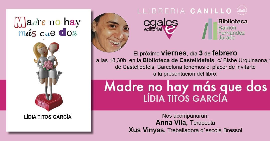 madrenohaymasq2's tweet photo. Ahora toca en casa, en Castelldefels!!  El viernes 3 de febrero a las 18:30h en la Biblioteca Ramón Fernández Jurado https://t.co/hSxiHtTJrT https://t.co/laDTGgb8t0