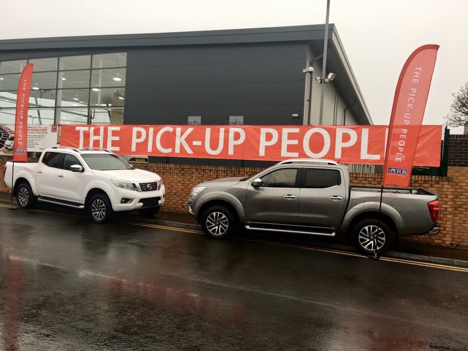 SGPetchNissan's tweet photo. Navara Pickup event is ready to go. Come and join us for our test drive weekend! #sgpetch #nissan #navara https://t.co/8Sz5m96LlS