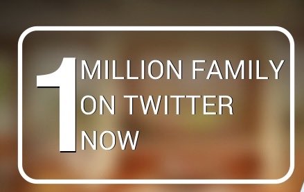 SanjeevKapoor's tweet photo. Thank you everyone for your love &amp; affection. We are now a family of 1,000,000 foodies on twitter 🙏 🍾

#FoodLove #NamakSwadAnusar https://t.co/GKNsmSIQbV
