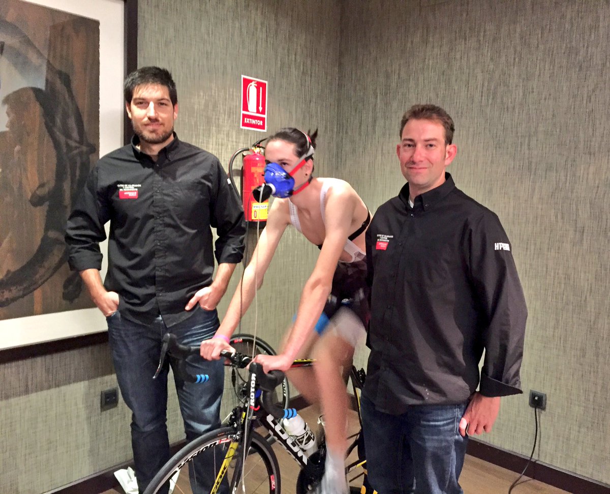 Nuestros compañeros de <a href="/HPSportsSci/">Human Performance & Sports Science</a> ya están trabajando realizando pruebas de esfuerzo, hoy turno para el equipo junior 🚴💪