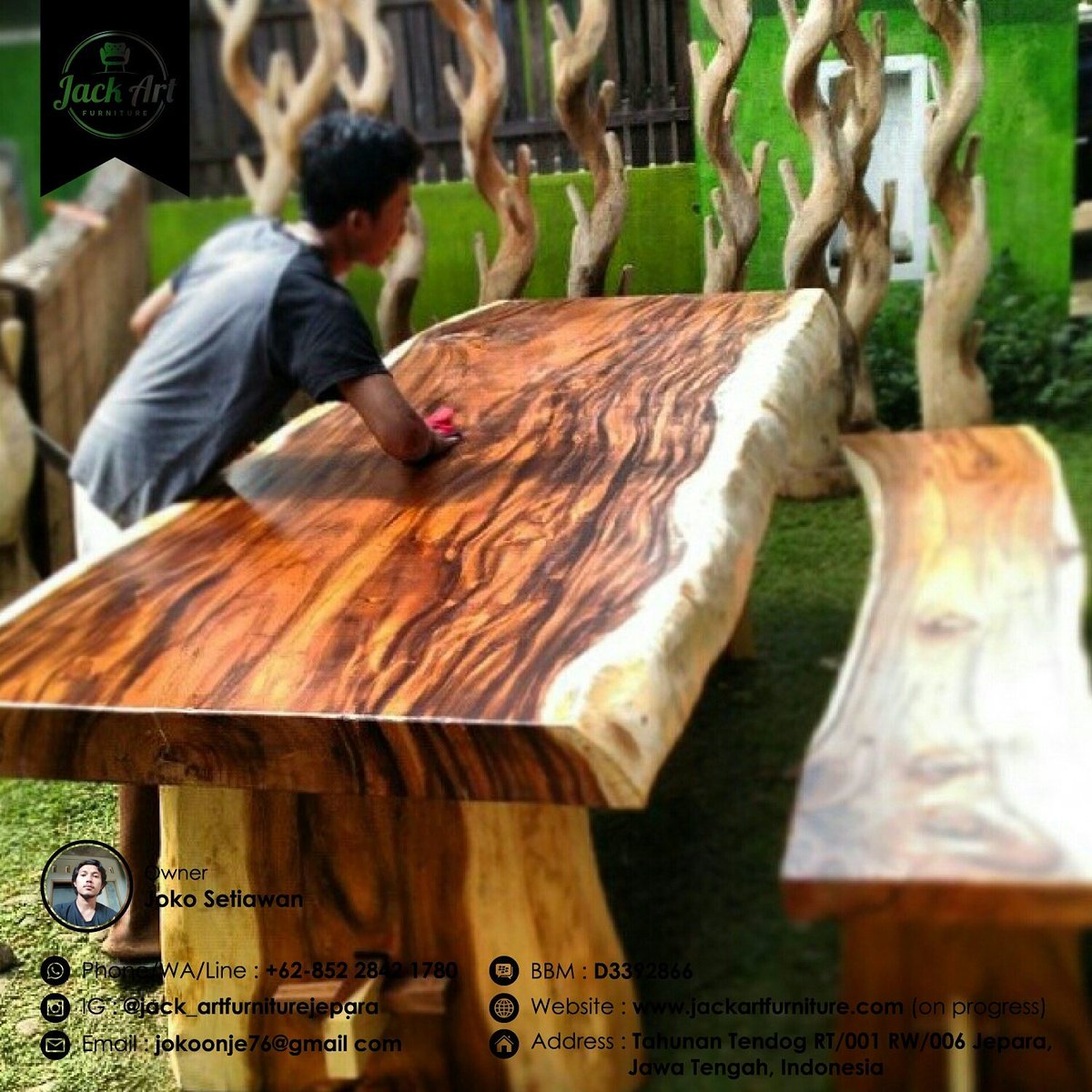 jackartfurnitur's tweet photo. Open order, Custom furniture rumah anda sesuai dengan keinginan anda. Check IG: @jack_artfurniturejepara #solidtable #solidwood #GongXiFaCai https://t.co/bngfEOoARG