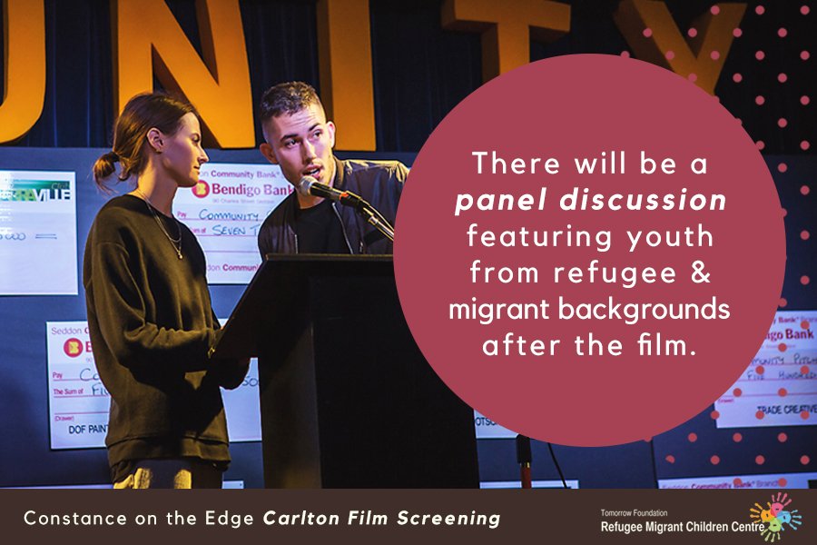 rmcc_au's tweet photo. 5 DAYS left till our #constanceontheedge film screening. Don't forget to buy your tickets today >> https://t.co/zbpTCBEe5O https://t.co/dANvJsiVys