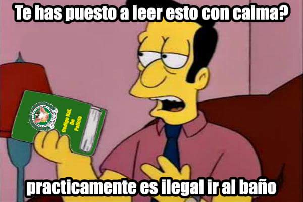 cmsisasparce's tweet photo. ¡Vámonos a la verga :v ! #memes #CodigodePolicia https://t.co/hoyg312cwX