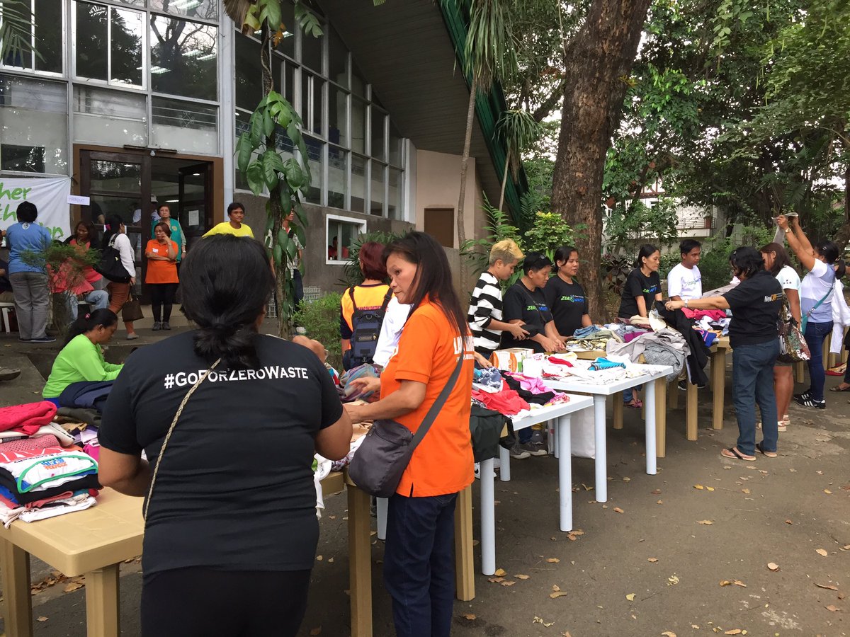 ZeroWastePH's tweet photo. There is also a garage sale here at #WasteWorkersAppreciationDay. Proceeds will be used for a scholarship fund for children of waste workers https://t.co/zvJonf33GE