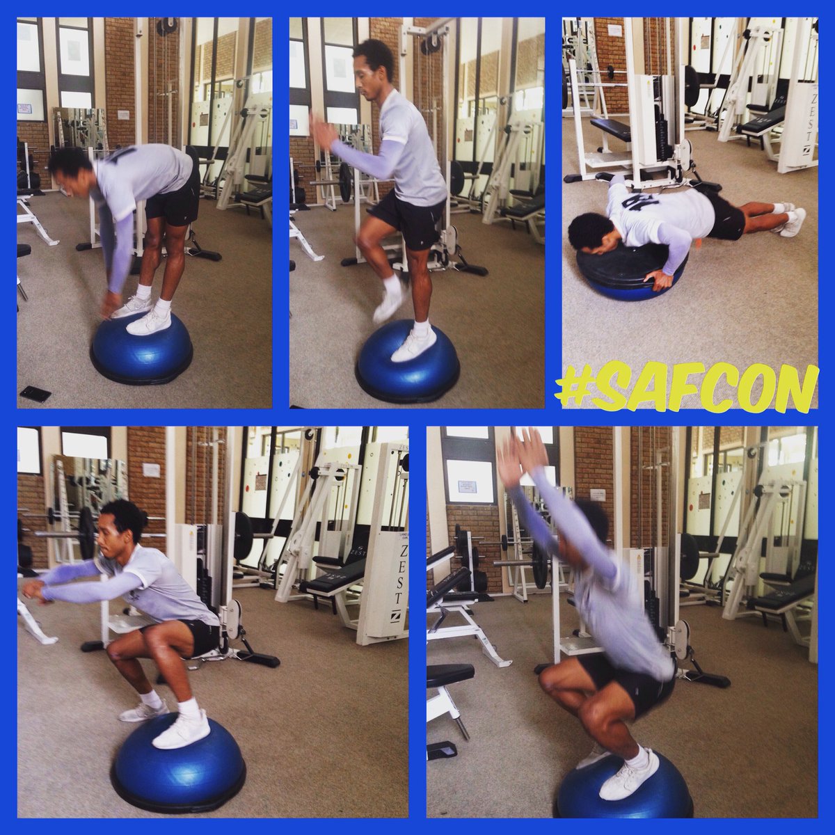 safdevcpt's tweet image. #safcon at it again! Balance and core stability being worked. Super session!