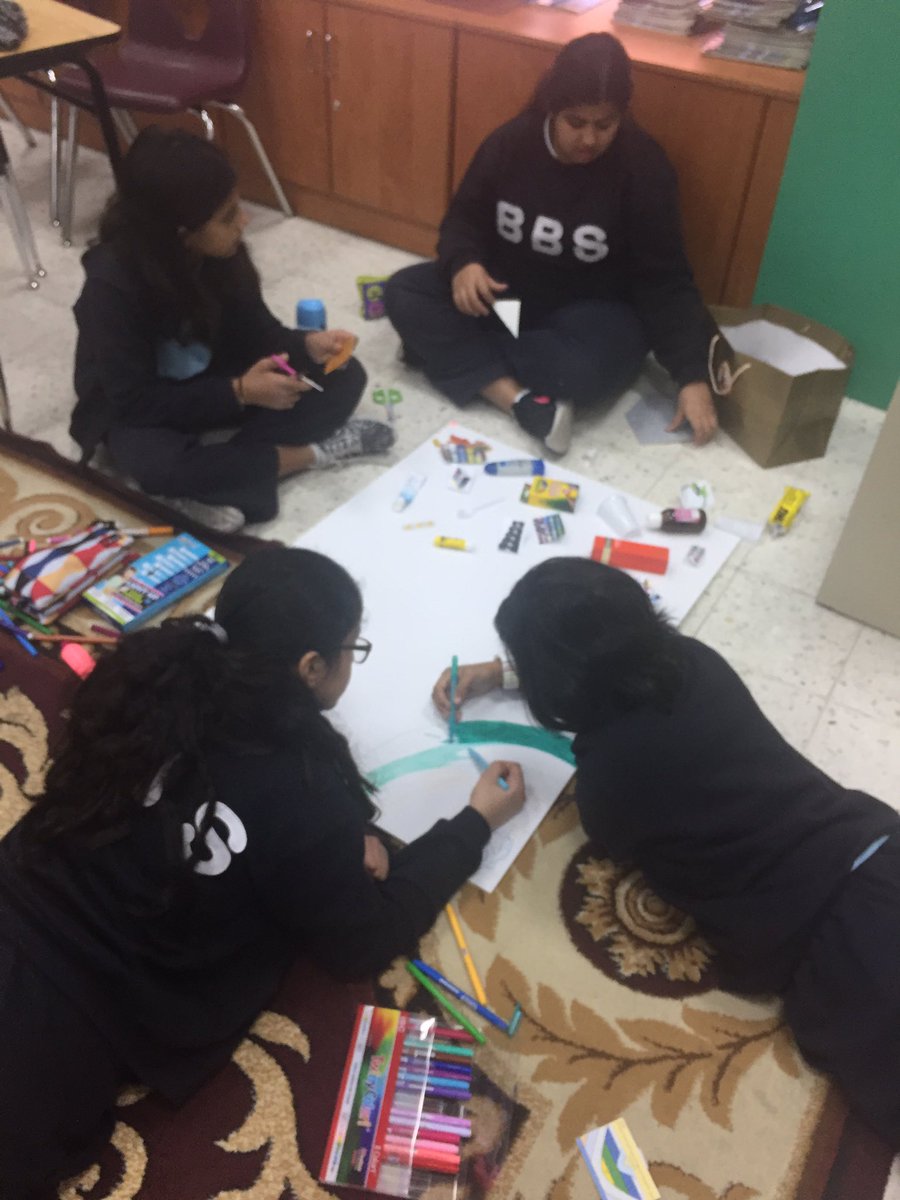 HudaLabeeb's tweet photo. #bbstribes.      Class work at social studies , grade 6 students loves to work together https://t.co/7kt9KjYkzo
