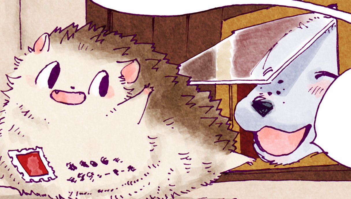 竹書房４コマ編集部 唯根先生の 針棘クレミーと王の家 が巻中カラーで登場 キュートなわるだくみがありそうですね まんがライフmomo