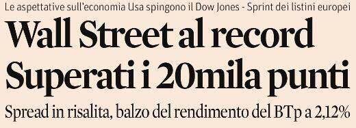 FscoMer's tweet photo. #WallStreet cresce in modo vertiginoso: i timori e i dubbi su #Trump altro non erano che pezzi di una strategia vincente degli analisi #USA https://t.co/nFNI54viJp