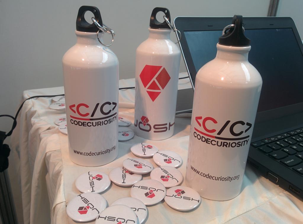 swapnilvch's tweet image. It&apos;s #codecuriosity #joshsoftware goodies here.....grab em guys......#RCI17 #rubyconfIndia