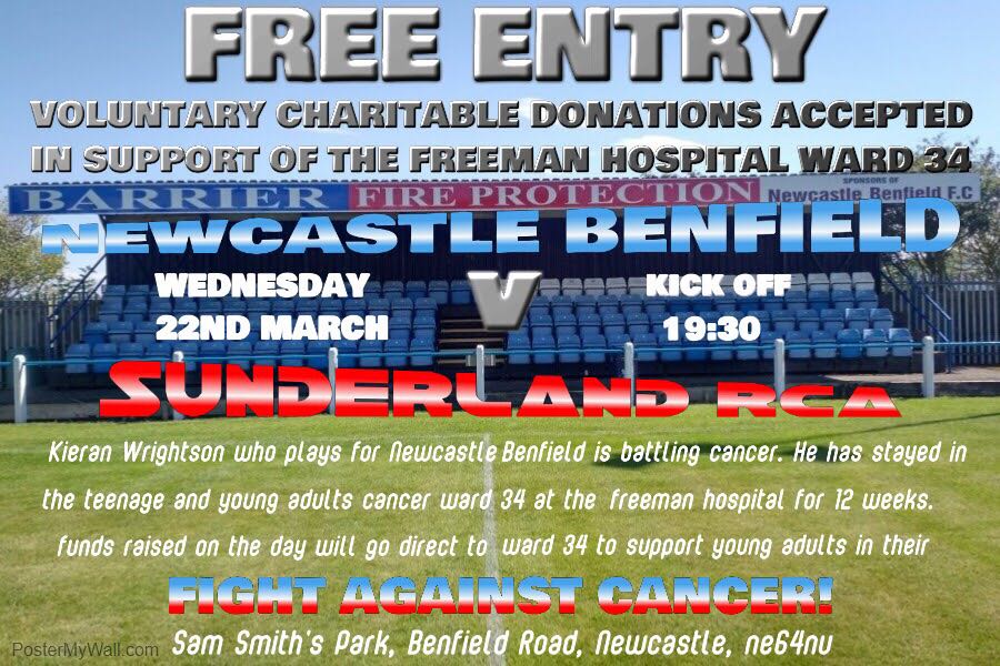 #cancer #charity #football  #newcastle #sunderland
#donate 
Ward 34 Freeman Hospital
Please Attend 👇⚽👇⚽