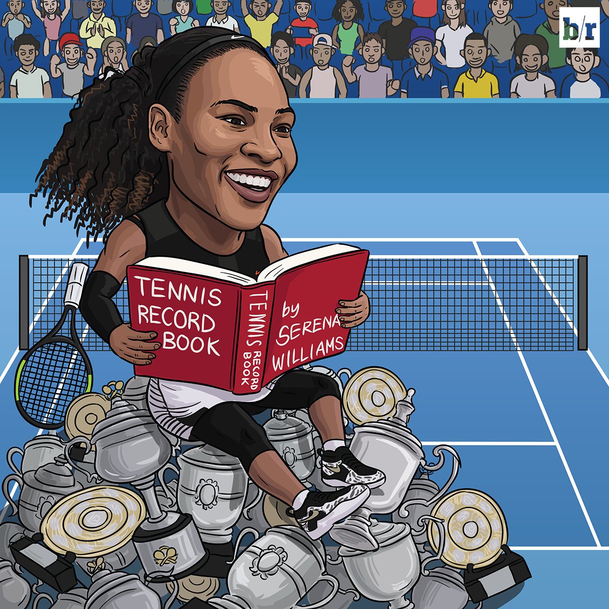 BleacherReport's tweet photo. Serena continues to rewrite the record book https://t.co/i9M5bXRm5r