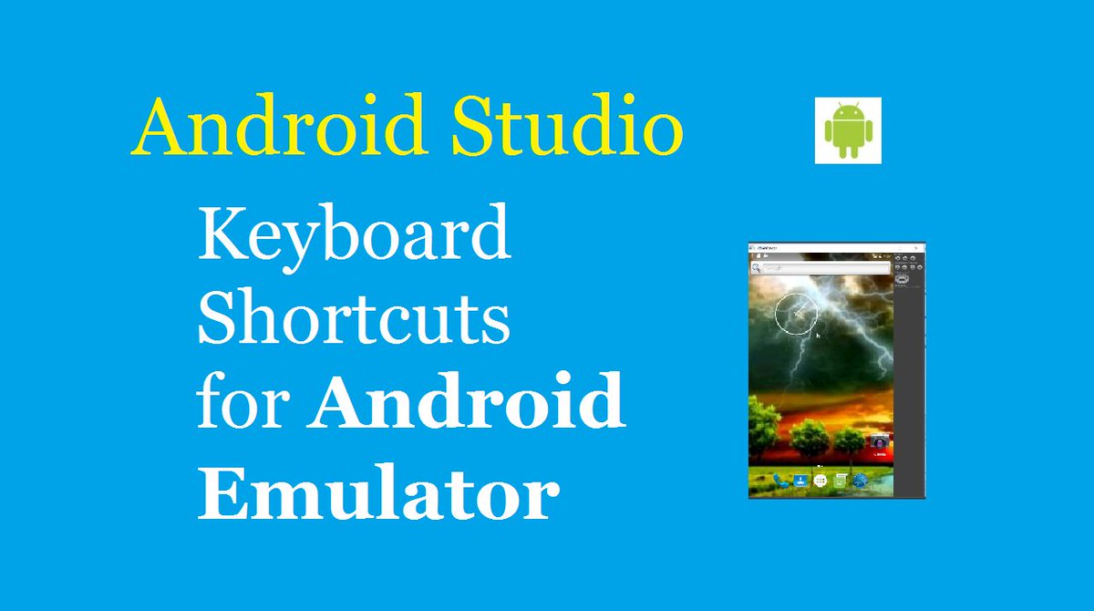generic_Whiz's tweet photo. Android Studio-
 What is an Emulator! Emulator Shortcuts!
 https://t.co/3EmA3T4ASS
 #Android #Emulator #Learn #Video #Tutorial https://t.co/4WifuDfN0m