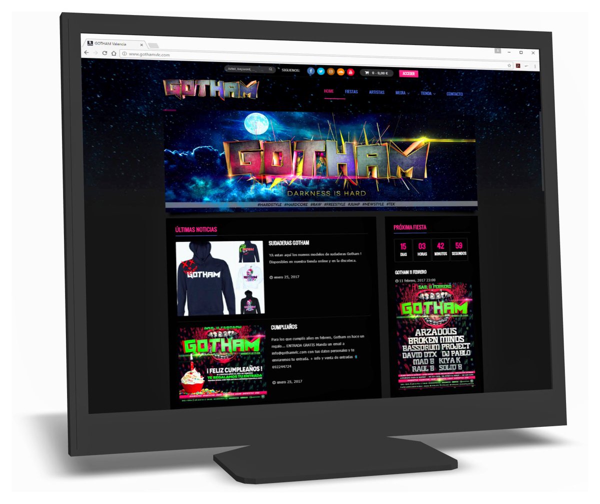 BassdrumProject's tweet image. ☢️ OS PRESENTAMOS NUESTRA PAGINA WEB ☢️ 

gothamvlc.com